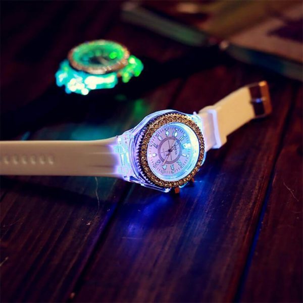 white led watch